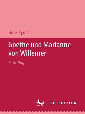 cover image of Goethe und Marianne von Willemer
